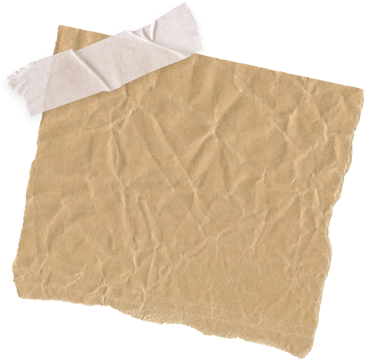 Crumpled Paper Sticky Note